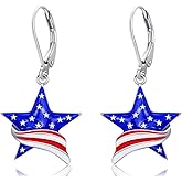 Dorunmo Halloween/Celtic/Lotus/Mushroom/Clover/Tree of Life Earrings Sterling Silver Leverback Earrings Irish Earrings Halloween Christmas Jewelry for Women