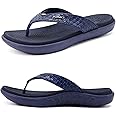 KuaiLu Womens Flip Flops Ladies Yoga Mat Comfortable Walking Thong Sandals With Plantar Fasciitis Arch Support Slip On Indoor Outdoor For Summer