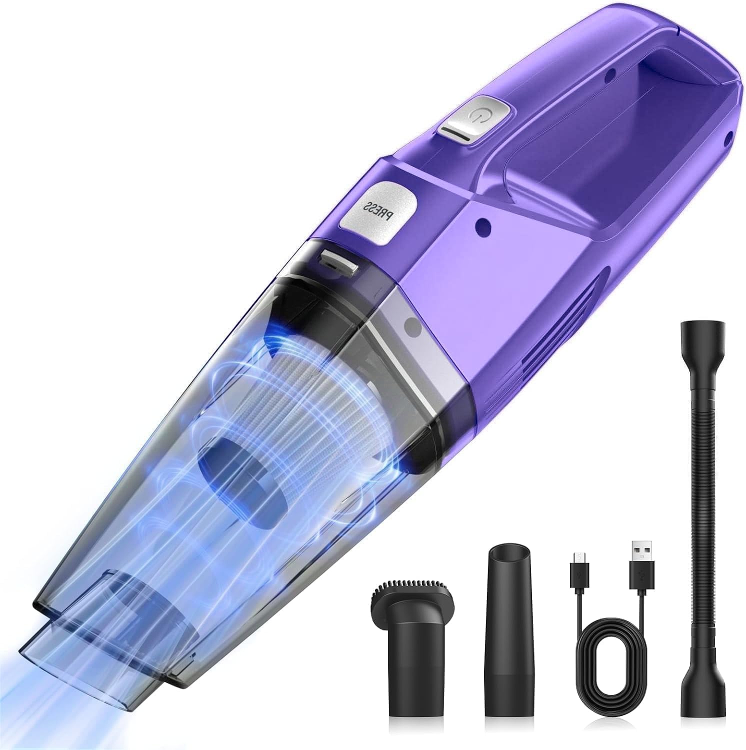 Photo 1 of Handheld Vacuum Cordless – Car Vac Portable with 8KPA & Multi Accessories & Low Noise, Lightweight Hand Held Vacuum Cordless Rechargeable for Car/Home/Dust/Pet Hair, Mine Portable Vacuum