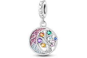 Charms Compatible with Pandora Bracelets, Sterling Silver Dangle Charms for Bracelets Necklaces Heart Butterfly Animal Travel