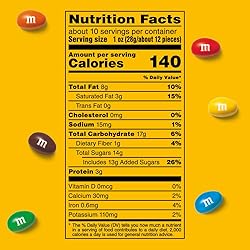 M&M'S Peanut Milk Chocolate, Sharing Size, 10.05 oz