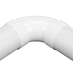 NDS PVC S&D 90° Long-Turn Elbow, 4-Inch, for Hub X
