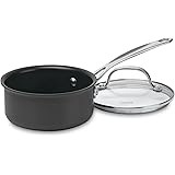 Cuisinart 619-14 Chef's Classic Nonstick Hard-Anodized 1-Quart Saucepan with Cover