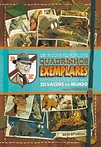 Livro Quadrinhos Exemplares. Histórias dos Bichos Mais Selvagens do Mundo