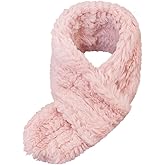 WATAME Warm Kids Scarf For Girls Winter Fuzzy Scarves Colorful Ski Windproof Neck Warmer