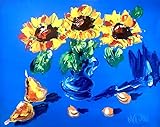 Modern Abstract Impressionist Art Deco - Oil