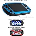 Cosmos Light Blue Protection Hard Case Cover Compatible with PlayStation PS VITA 1000, Fits for Oval Start & Select Button Only