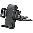 Cell Phone Holder for Car, CD Slot Car Phone Mount, One Button Release Easy Installation CD Player Car Phone Holder Mount Compatible with iPhone 16 15 14 13 12 11 Pro XR XS MAX Galaxy S20 S20+ S10 S9