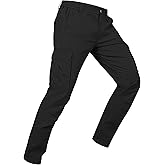 MOURCE Mens Cargo Work Pants, Ripstop Stretch Tactical Pants, Outdoor Water Resistant Hiking Pants (No Belt)