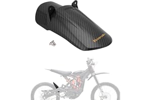 YOLIERAART Sur Ron Rear Cushion Fender, Motorcycle Rear Cushion Fender Mudguard for Surron Sur Ron Light Bee X/S Segway X260 X160 Electric Dirt Bike, ABS Plastic Shock Fender