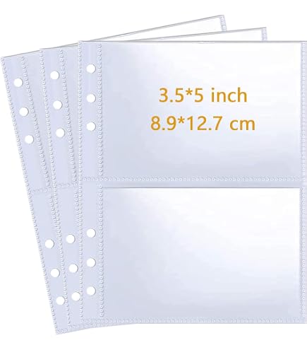 BCW 2-Pocket 4x10 Envelope Pages – Box Of 100 – 1-PRO2T-4X10-100 – 722626901522