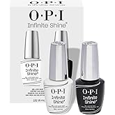 OPI Infinite Shine Long Wear Nail Polish | Clear Gel Like Nail Polish Base Coat & Top Coat | Vegan, Long Lasting, Protects Nails