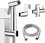 WEIDMAX Hand Held Bidet Sprayer Kit Stainless Steel SUS304 49in Hose