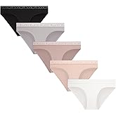 Lucky Brand Women's Underwear - 5 Pack Microfiber Bikini Panties