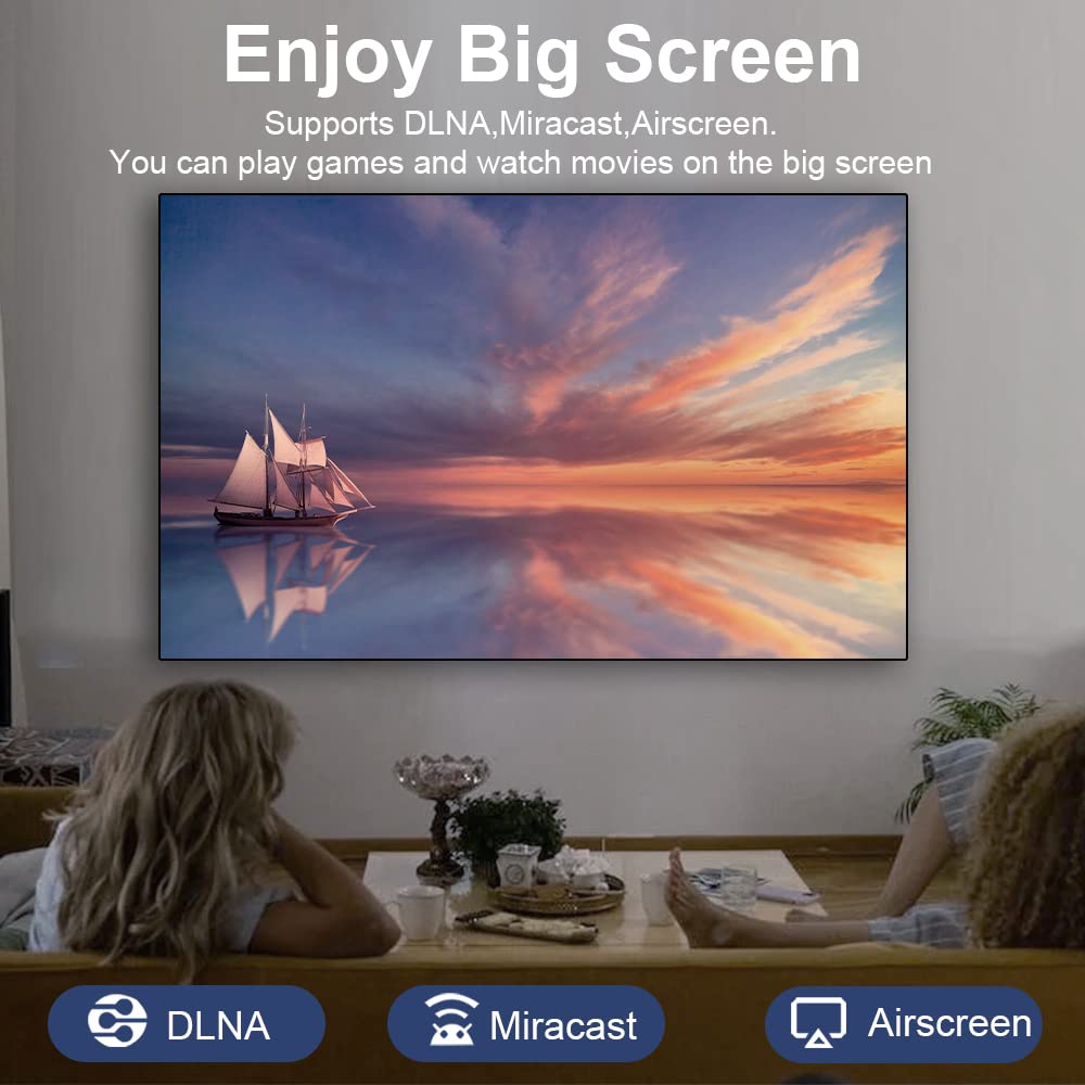 Android 12 TV Box WiFi 6 Dual-WiFi 2.4G 5G 4GB RAM 64GB ROM TV Box Android 2023 Support 8K 6K 3D USB2.0 H.265 BT5.0 with Mini Keyboard