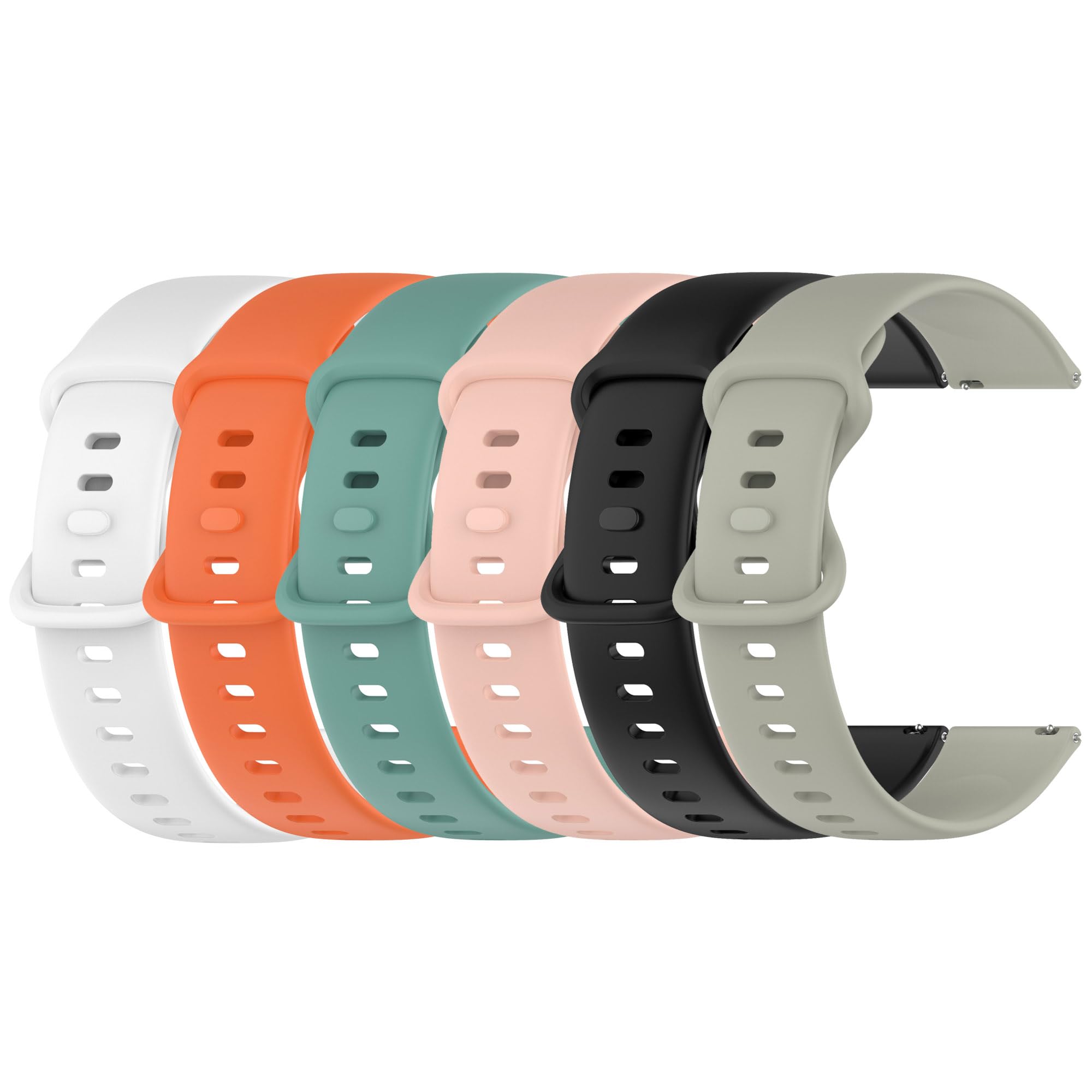 Chofit Straps Compatible with Nerunsa P66/Popglory P66/Ddidbi P66/Aptkdoe P66/NiUFFiT P66/Narcid P66 Strap, Soft Silicone Adjustable Sport Wristband Replacement Arm Band Bracelet for ASWEE Q6 (6B)