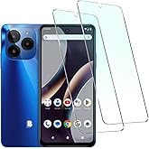 Tuxiwei For BLU G54 6.6" Glass Screen Protector Tempered [ 2-Pack ], HD BLU Bold K10 Tempered Glass Flim [Anti-fingerprint 9H Hardness Anti-Shatter] Anti-Scratch [NO Bubble] Case Friendly 2.5D Curved