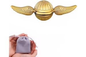 Golden Finger Spinner Fidget Toy, Wizard Hand Finger Spinner, Fingertip Gryo, Ideal for Adults' Office Desk, Office, Classroo