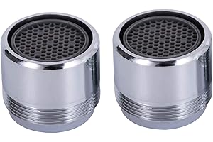 BUEYFOLT Sink Faucet Aerators, 1.5 GPM, Set of 2 packs (1.5 GPM)