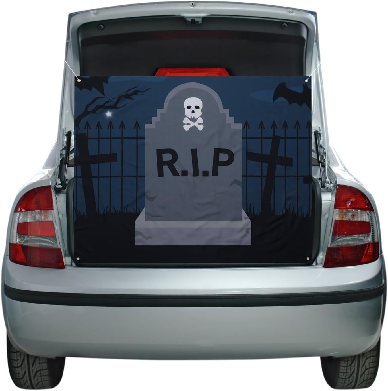 Garage Door Decorations - Halloween Car Trunk Decoration Trunk or Treat Car Decor, Car Archway Garage Decor Banners, Car Decor Outdoor Trunk or Treat Party Supplies SUV