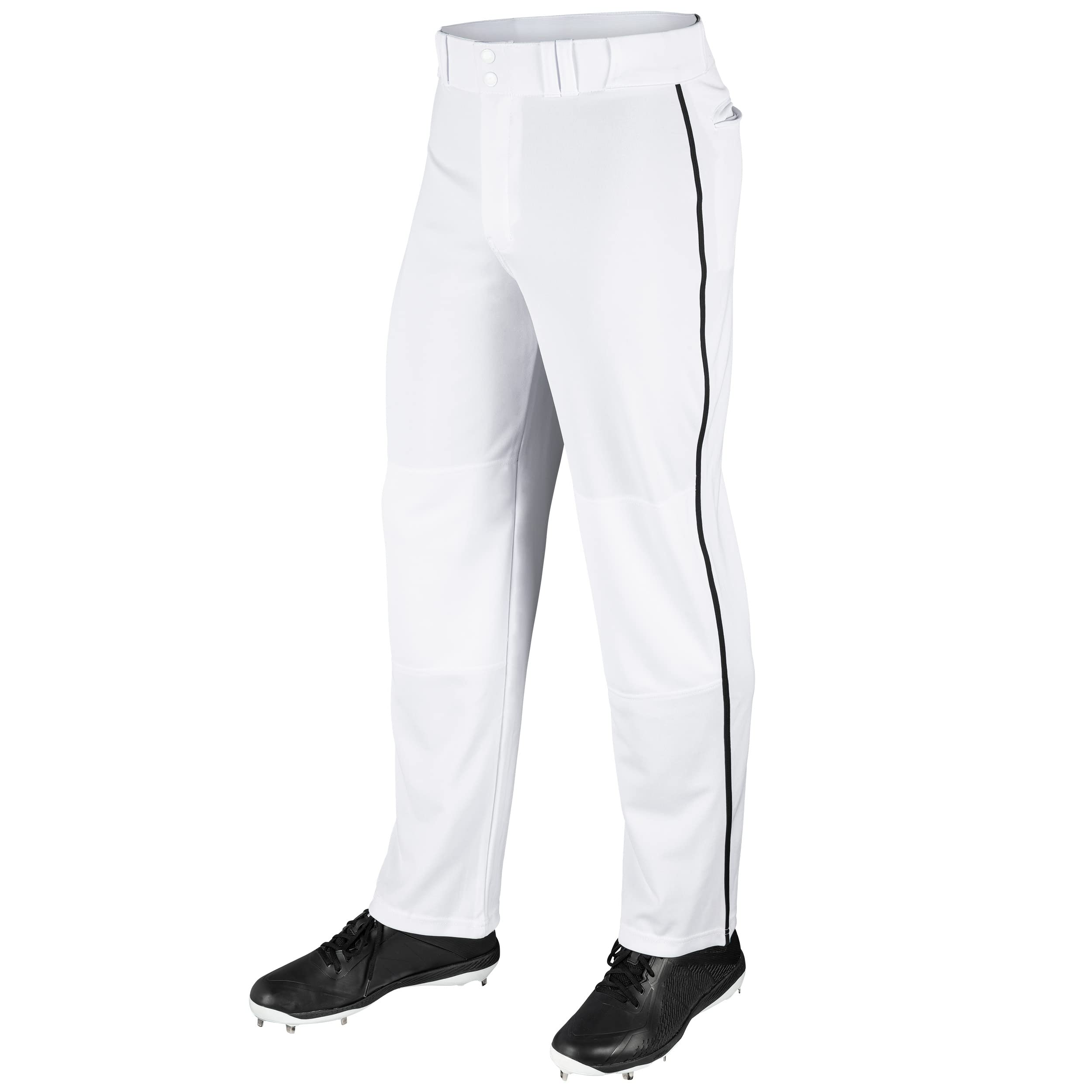 Photo 1 of Champro MVP OB Open Bottom Baseball Pant with Contrast Color Braid Piping and Reinforced Double Knee s