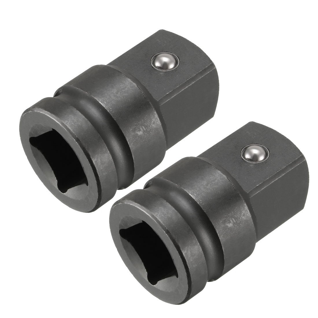sourcing map 2pcs 3/4" Drive (Female) x 1" (Male) Impact Socket Adapter for Use with Air Impact Wrenches, Breaker Bars, Ratchets, CR-MO Steel