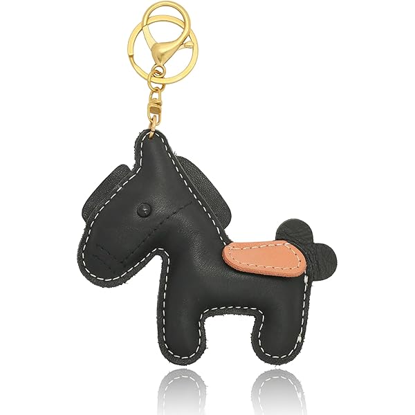 Llavero De Resina Epoxi Hecho A Mano Con Forma De Caballo, Grande, Imperfecto, Negro - México