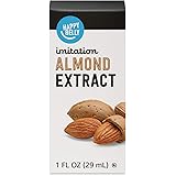 Amazon Brand - Happy Belly Imitation Almond Exract, 1 fl oz
