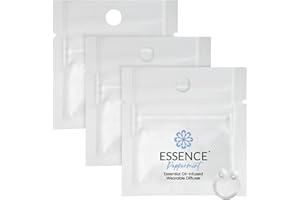 HONÉ Essence Wearable Aromatherapy Nasal Diffuser – Peppermint Essential Oil Nose Ring Silicone Inhaler for Stress & Mood Support - Made in USA & Travel-Friendly (3 Pack)