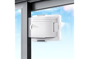 KEKELE BABY Sliding Door Lock-2 Pack Sliding Glass Door Child Safety Lock For Sliding Glass Door, Sliding Windows, Patios Doors, Closet Doors,Cabinet Doors- Sliding Door Baby Lock Proof- No Drill Tools Needed