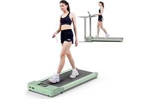 2024 Newest MJWW Walking Pad Treadmill with 300 Lb Capacity, Mini Under Desk Treadmill for Home&Office, 2.5HP Walking Treadmill with Smart APP, Remote Control LED Display
