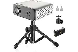 JCWINY Mini Projector Stand, Table Top Mini Projector Tripod Stand with Tilt Angle Adjustable Small Tripod for Projector Mini, Cameras, DSLR, Smartphones