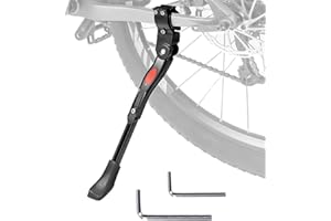 Adjustable Bicycle Kickstand for Mountain Bikes, Road Bikes, Sports Bicycles - Universal Bike Kickstand with Aluminum Alloy a