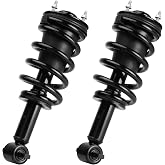 Front w/Coil Strut Shock for Avalanche/Silverado/Suburban/Escalade 2007-2013, for Tahoe 4WD/GMC/Yukon Xl 2007-2020[Exc. Electronic Suspension / 22 Inch Wheels], Spring Absorber Replaces for 139104