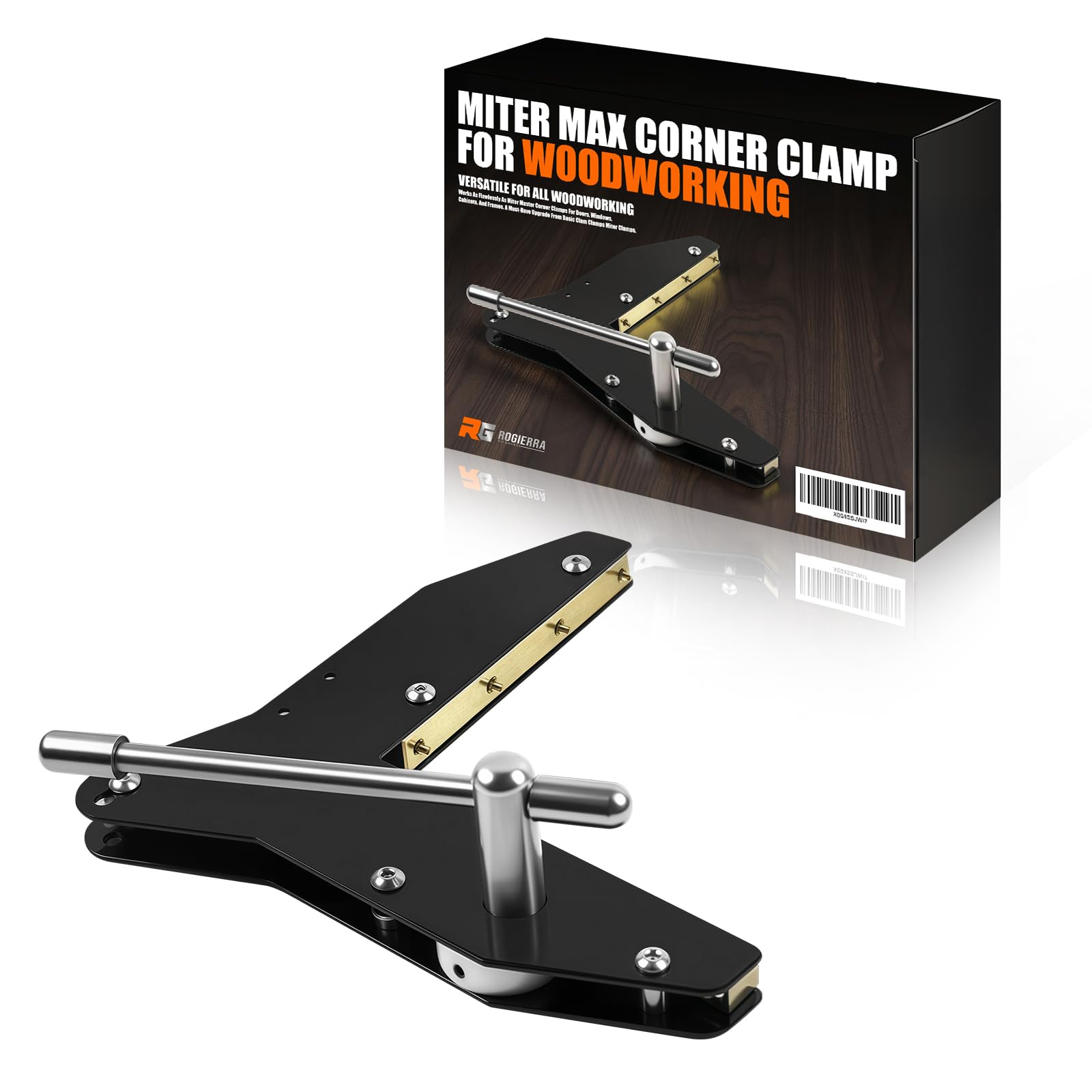 Photo 1 of Miter Clamps for Woodworking - Corner Clamps for Picture Frames, Window & Door Casing, Cabinet Trim, DIY Crafting - Secure 90° Angle Grip for Precision Projects