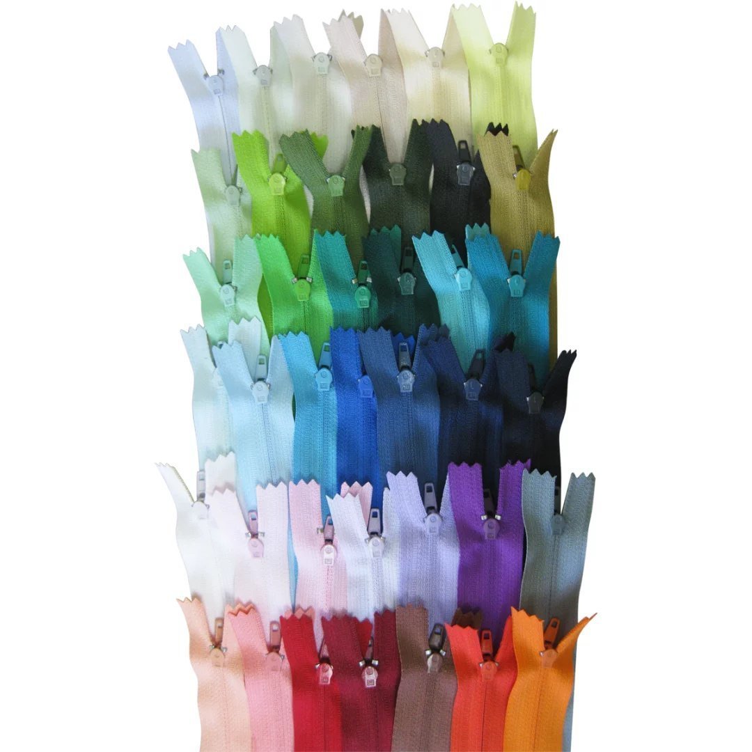 E-Goal 39 Color 18cm Tailor Sewing Nylon Coil Closed End Zippers