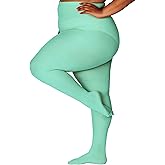 HONENNA Queen Plus Size Tights Semi Opaque Control Top High Waist Stockings Nylons Pantyhose for Women 1X 2X 3X 4X 5X 6X