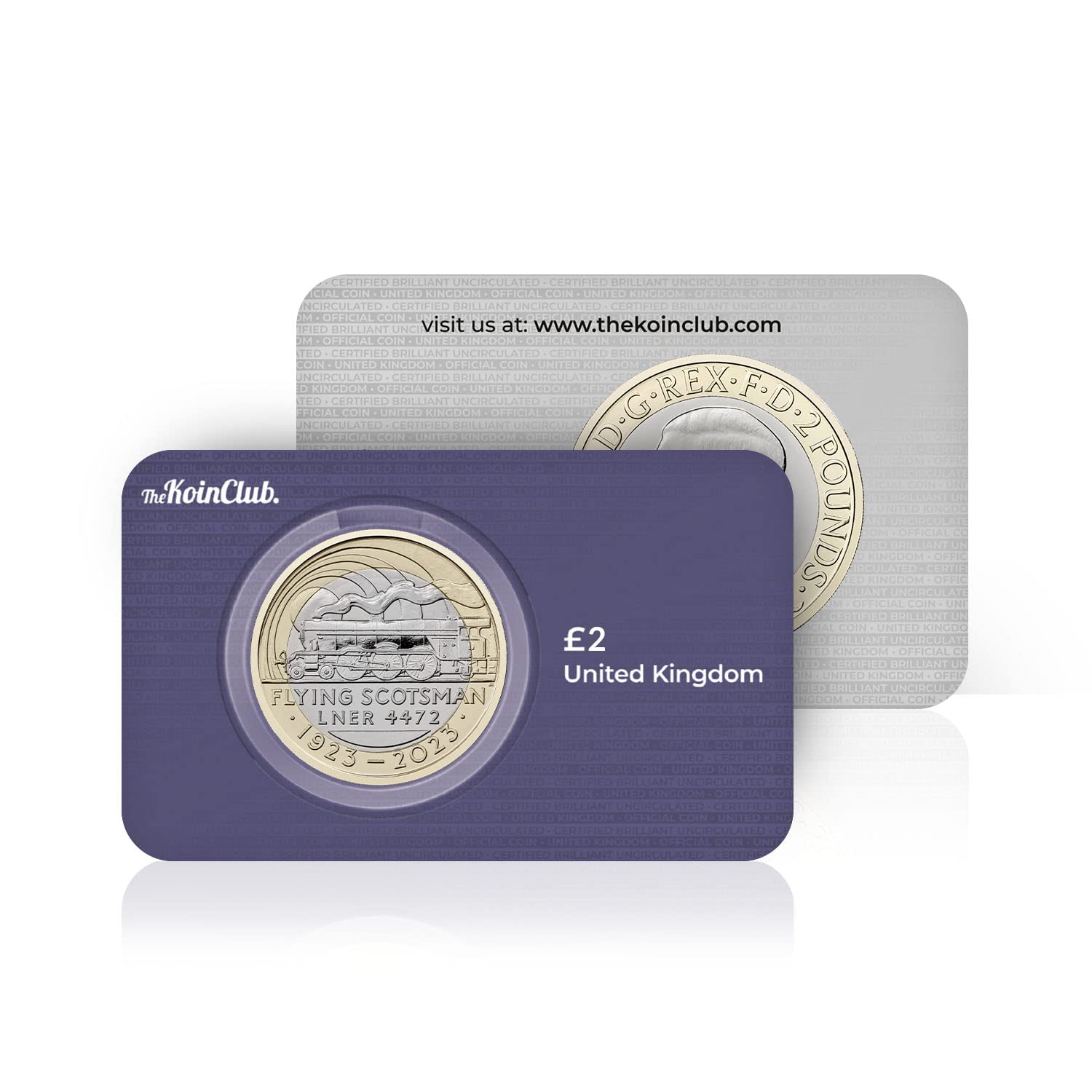 Koin Royal Mint 2023 Centenary of Flying Scotsman Brilliant Uncirculated BU 2 Coin