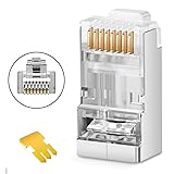 JODROAD Shielded RJ45 CAT5 CAT6 Pass Through