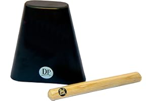 DP Music 7 Inch Metal Cow Bell Noise Maker with Beater - Cowbell for Sporting, Football Games, Events - Percussion Musical Instrument