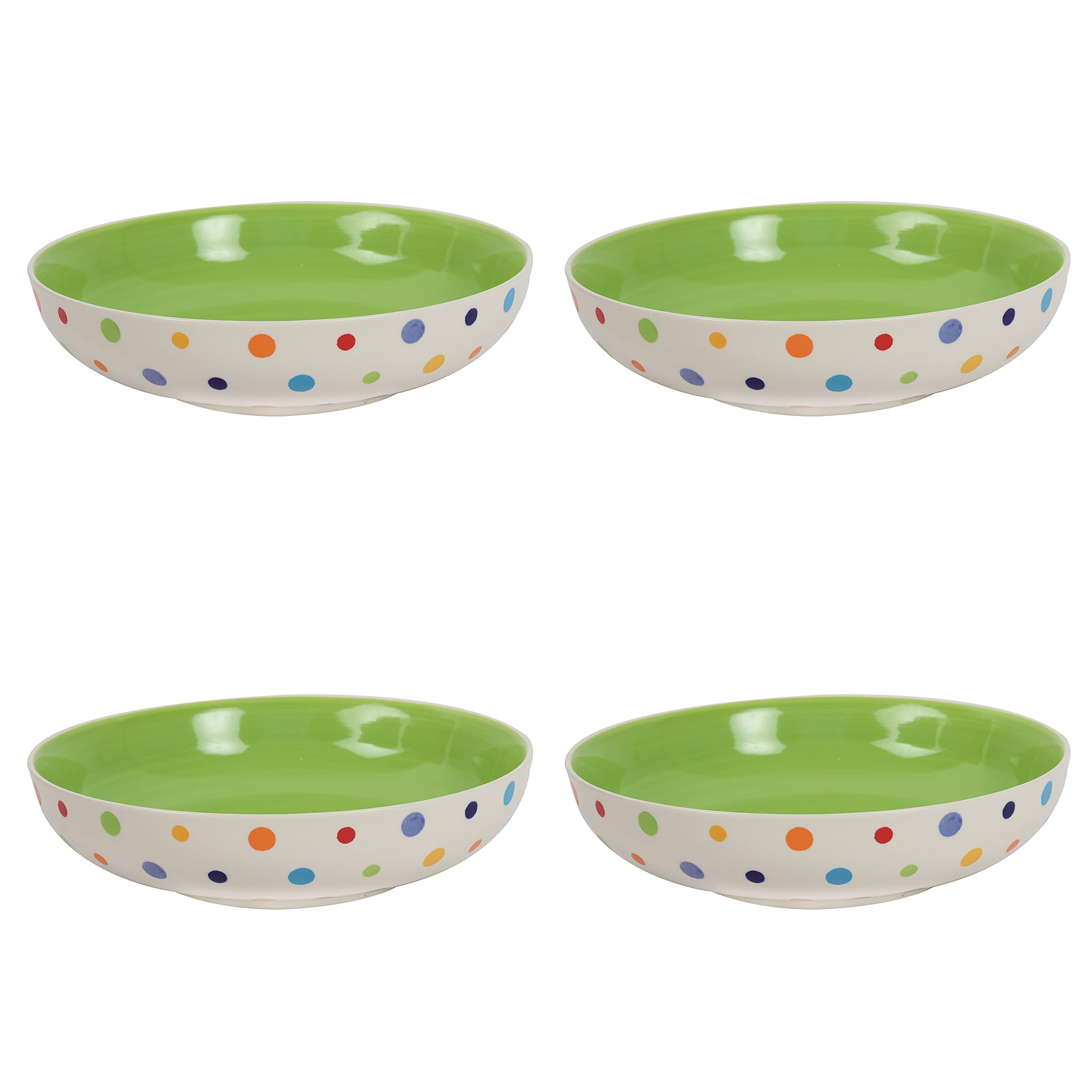 Laeto House & Home Ceramic Pasta Bowls Set of 4