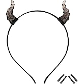 MOSTORY Mini Devil Horns Headband - Horn Hairband for Adult Halloween Cosplay Photo Shoot