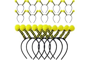TIHOOD 14PCS Bee Tentacle Headbands Bee Hair Bands Hair Hoop for Women Girls Halloween Christmas Party Supplies