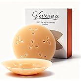 Viviena Nipple Covers for Women Reusable Silicone 3 Pairs Silicone Pasties, Breathable Sweatproof, with Portable Travel Case