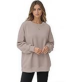 Womens Cozy Christmas Outfit Soft Oversized Pullover Fleece Sweatshirts with Pocket Ideal