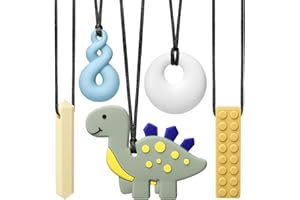 Chew Necklaces for Sensory Kids, Chew Necklaces for Sensory Children Boys Girls, Oral Motor Therapy Sensory Toys