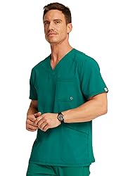 Infinity Cherokee V- Neck Men's Scrub Top with Rib