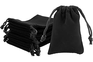 PATIKIL Velvet Gift Bags, 20 Pack 2 x 2.8 Inch Velvet Drawstring Jewelry Pouches Mini Gift Packaging Bag for Wedding Favor Pa