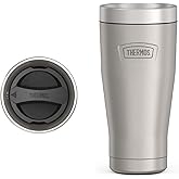 THERMOS ICON SERIES, Stainless Steel Tumbler, Matte Stainless Steel, 16 oz