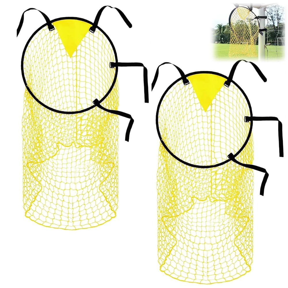 Soccer Top Bins Target Net, 2 Pack Top Bins Football Targets Goal Net, Soccer Target Outdoor Top Bins 45cm/60cm Football Training Goal Target for Shootings Accuracy Training Practice Equipment